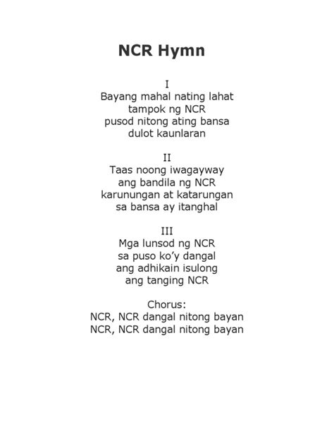 Pasig Hym and Other .